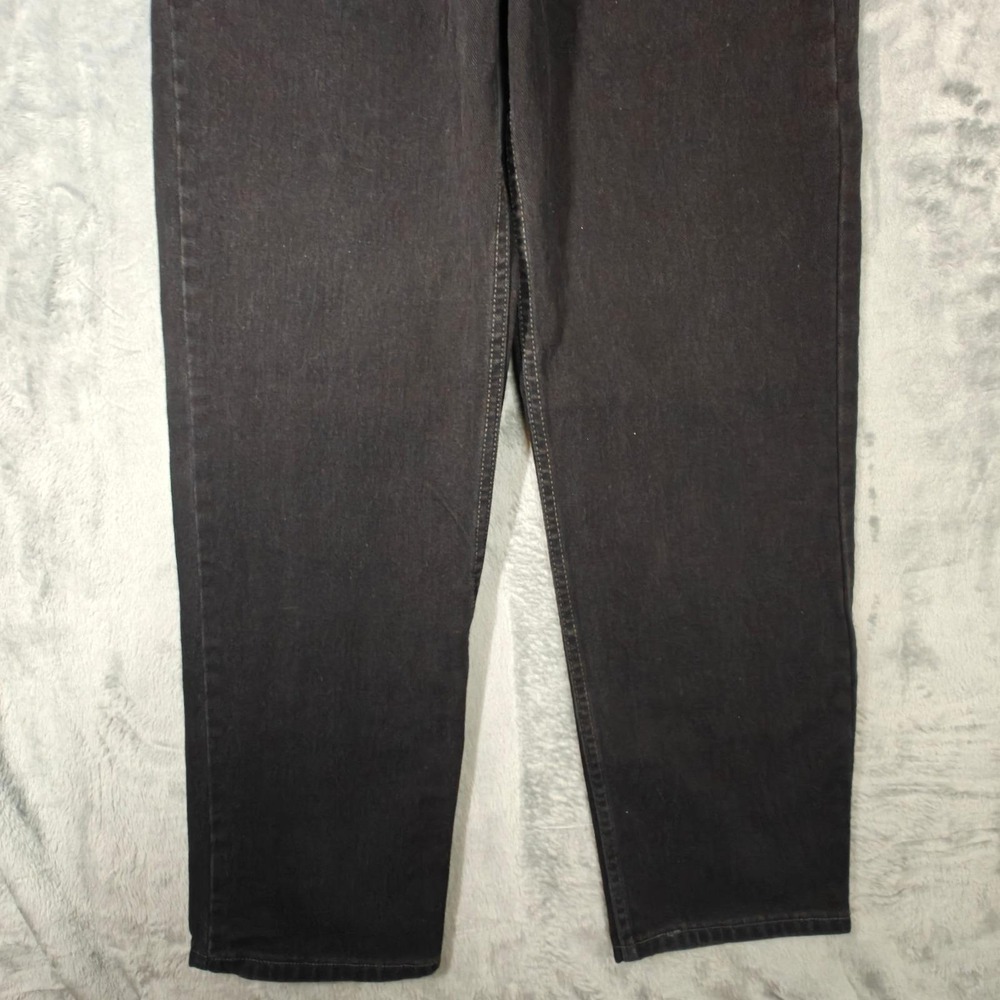 Vintage Levi's 550 Black Relaxed Fit Jeans Canada Black Men's 33x30 (Fits 32x30) - Picture 15 of 16